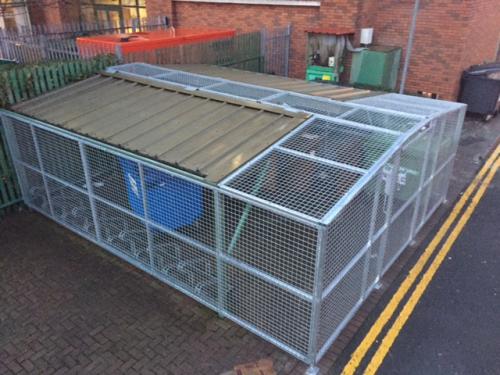 Steel Cage for bins